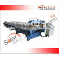 Roofing panel roll forming machine